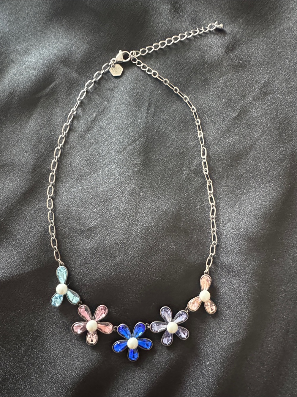 Touchdown Crystal by Swarovski, Vintage Blooms necklace, new in box